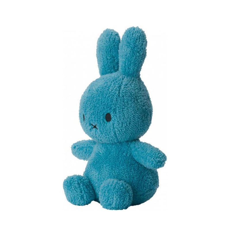 Miffy Sitting Terry Soft Toy (23cm) , Ocean Blue