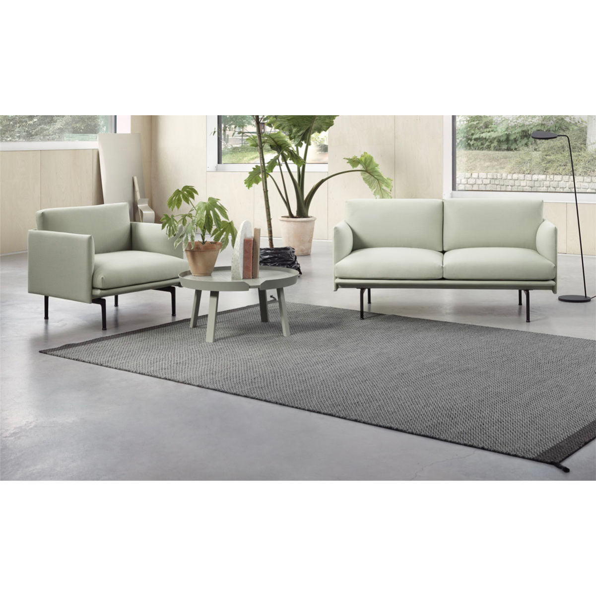 Muuto Ply rug, midnight blue