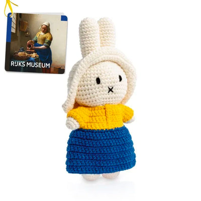 Just Dutch handmade doll, Miffy and her milkmaid outfit