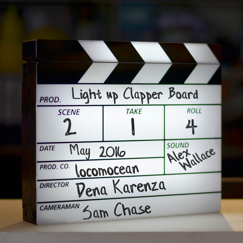 Mini Film Clapper Board Lightbox