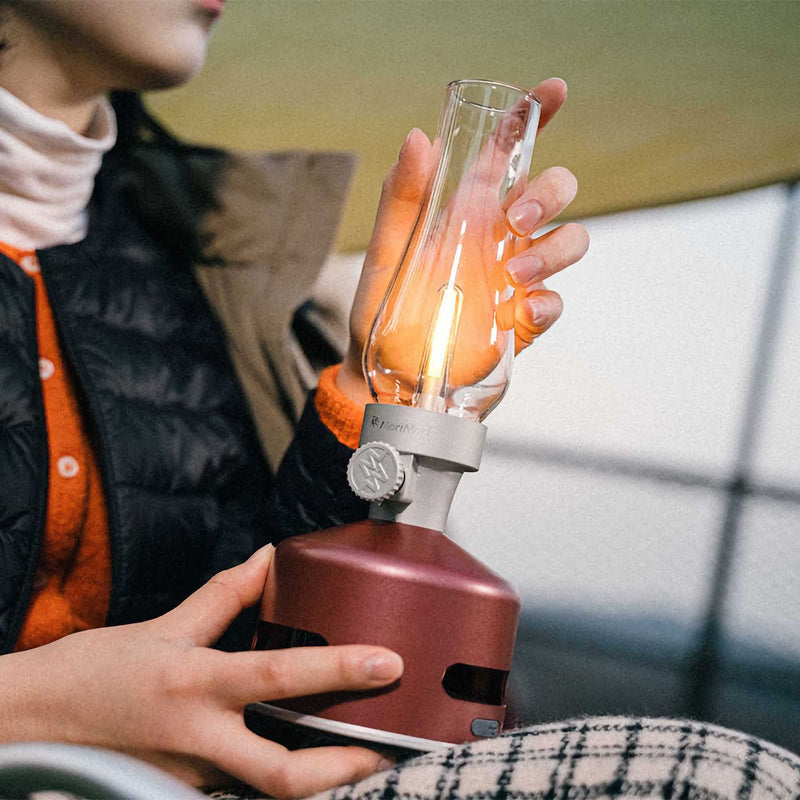 MoriMori LED lantern speaker, lumi wine