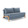 Innovation Living Cubed 140 Wood Sofa Bed, 525MixedDanceLightBlue w148xd98xh79cm