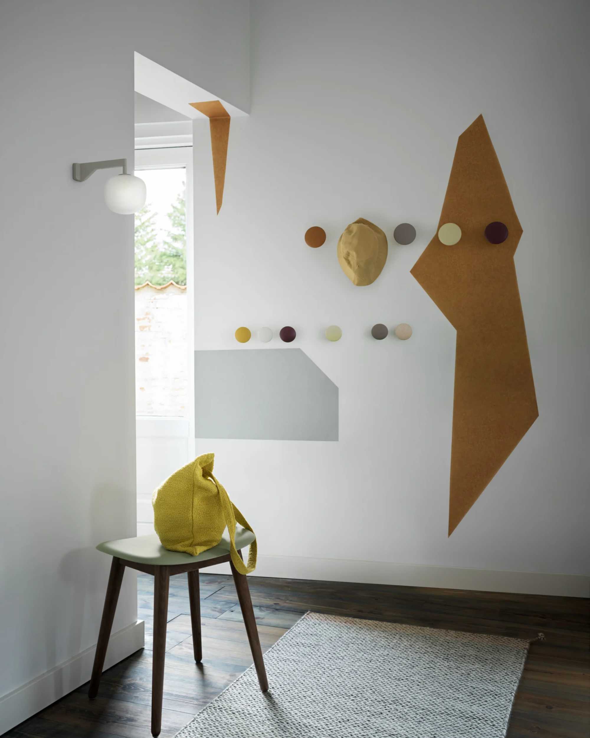 Muuto Dots Wood ø9 wall hook, grey