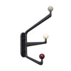 &tradition SC75 Capture wardrobe hook, graphite/colour knob