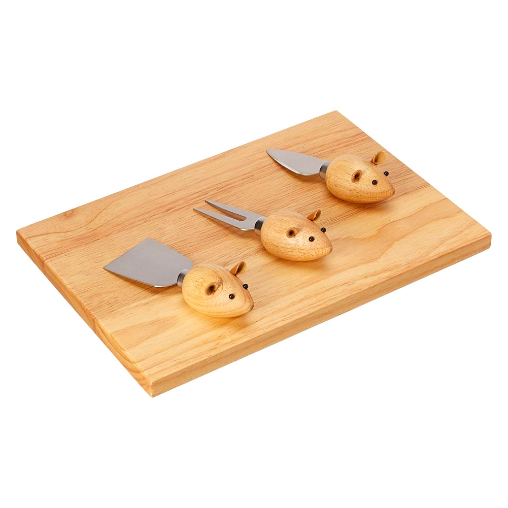Kikkerland Mouse Cheese Knives Set