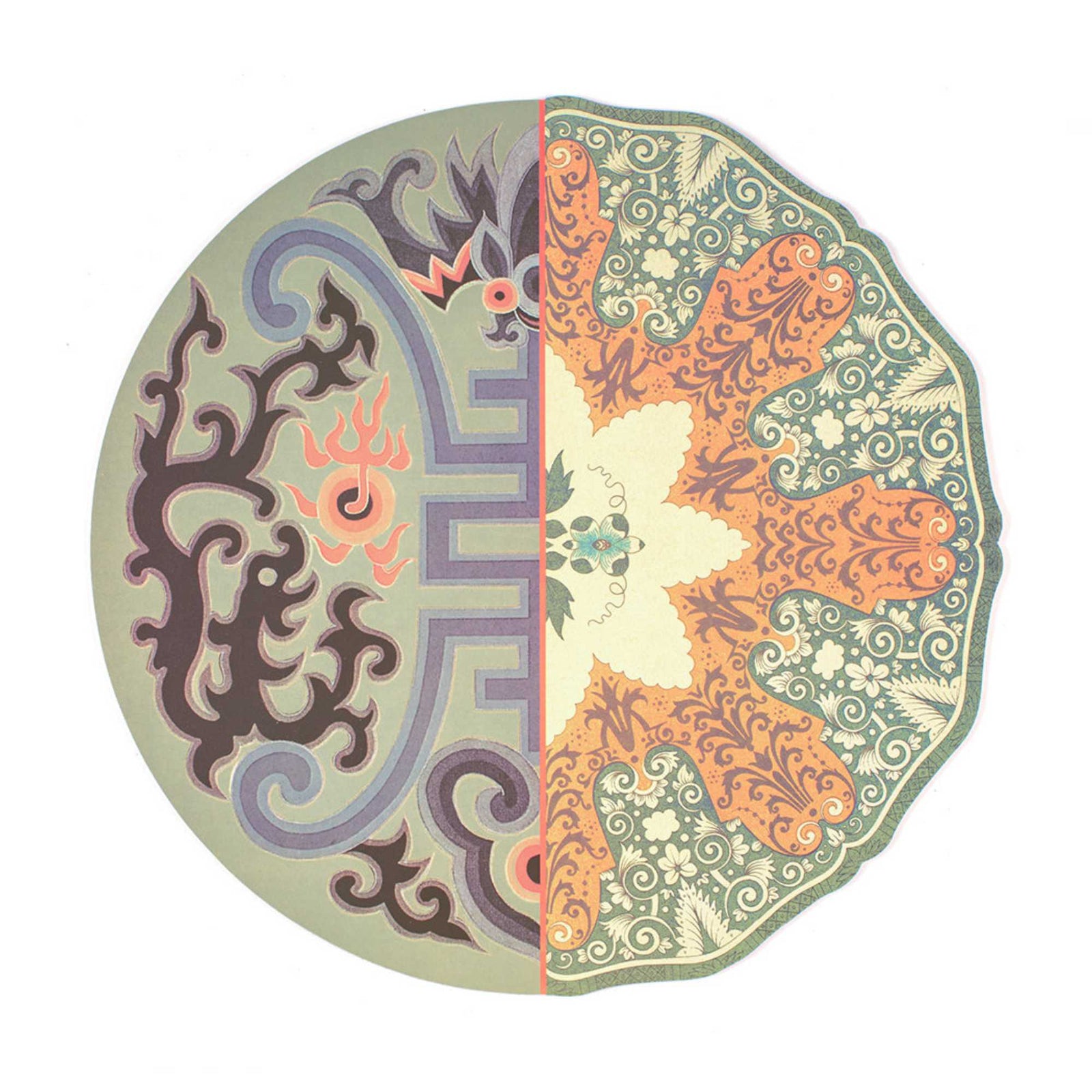 Seletti Hybrid tablemat, marozia (Ø37 cm)