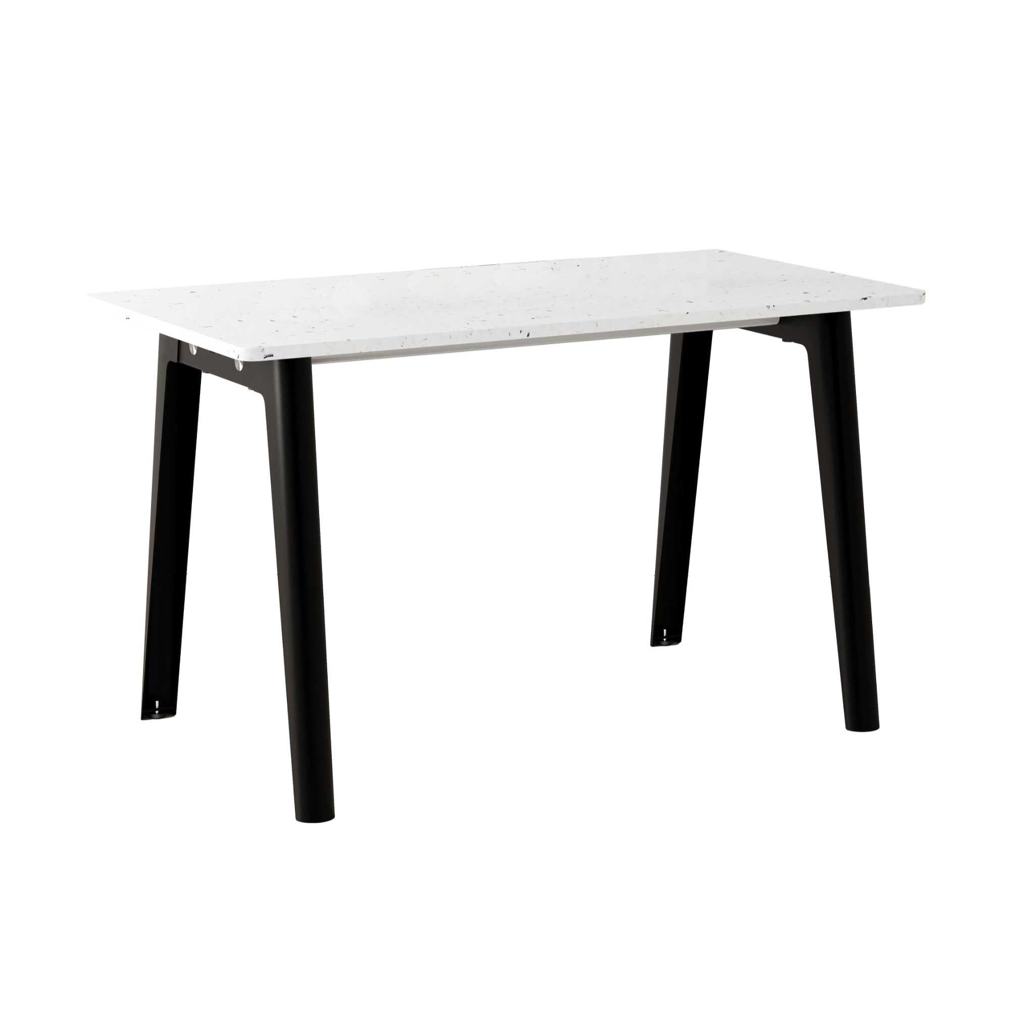 Tiptoe New Modern desk, white/graphite black (130x70cm)