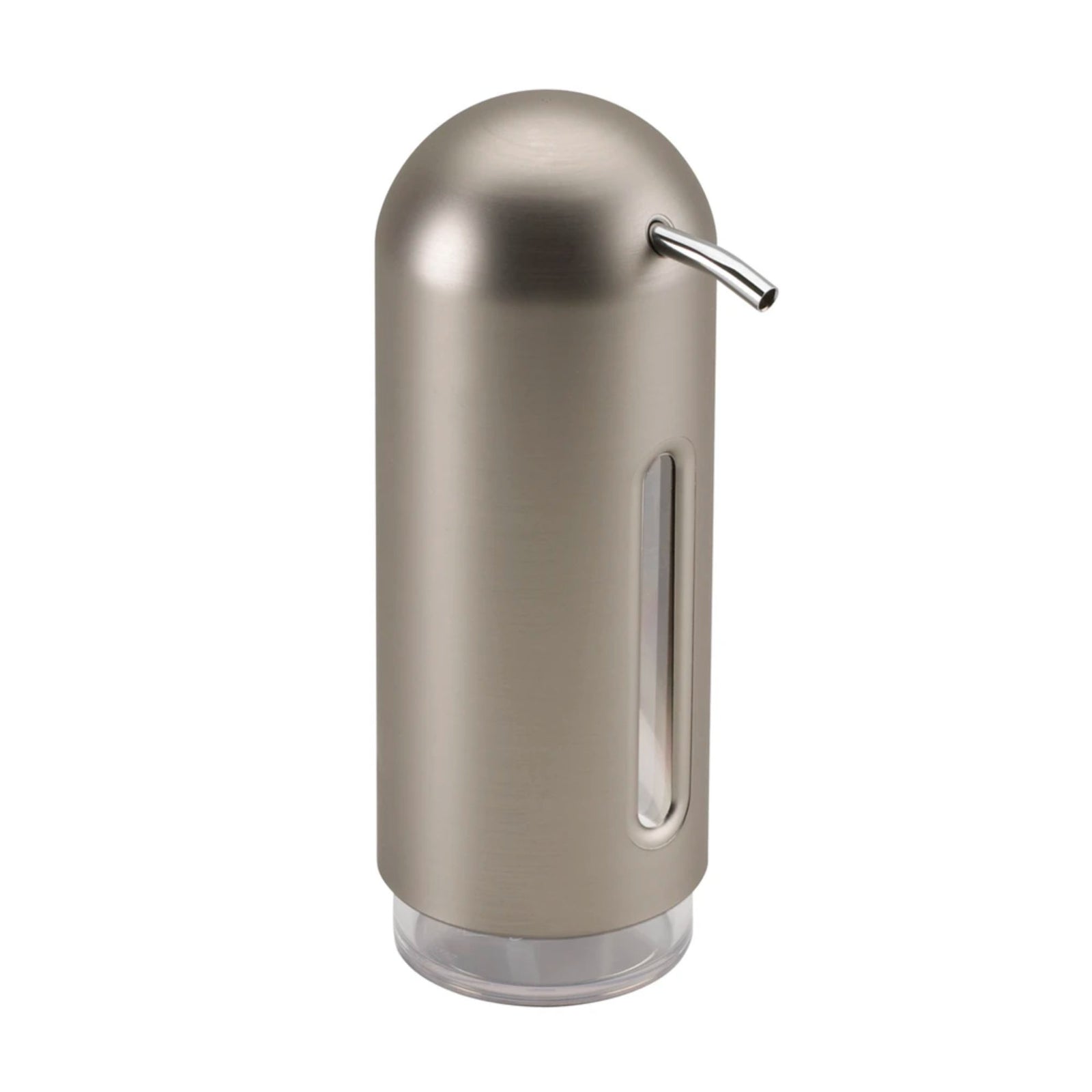 Umbra Penguin soap pump, nickel
