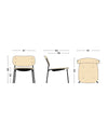 HAY Soft Edge 10 lounge chair, matt lacquered oak/black steel