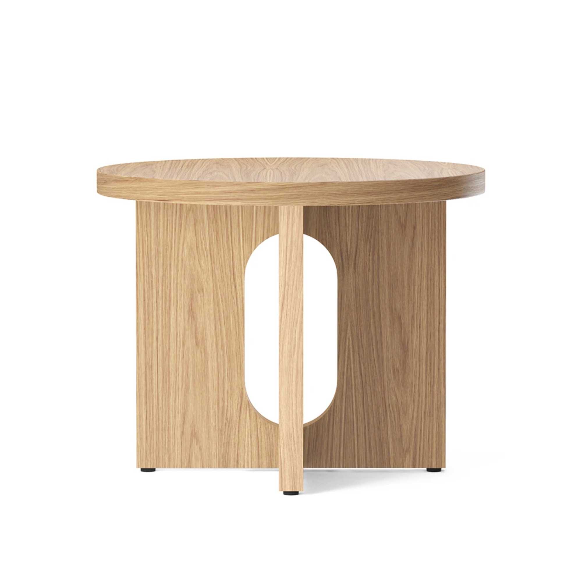 Audo Copenhagen Androgyne Side Table, Natural Oak (ø50cm)