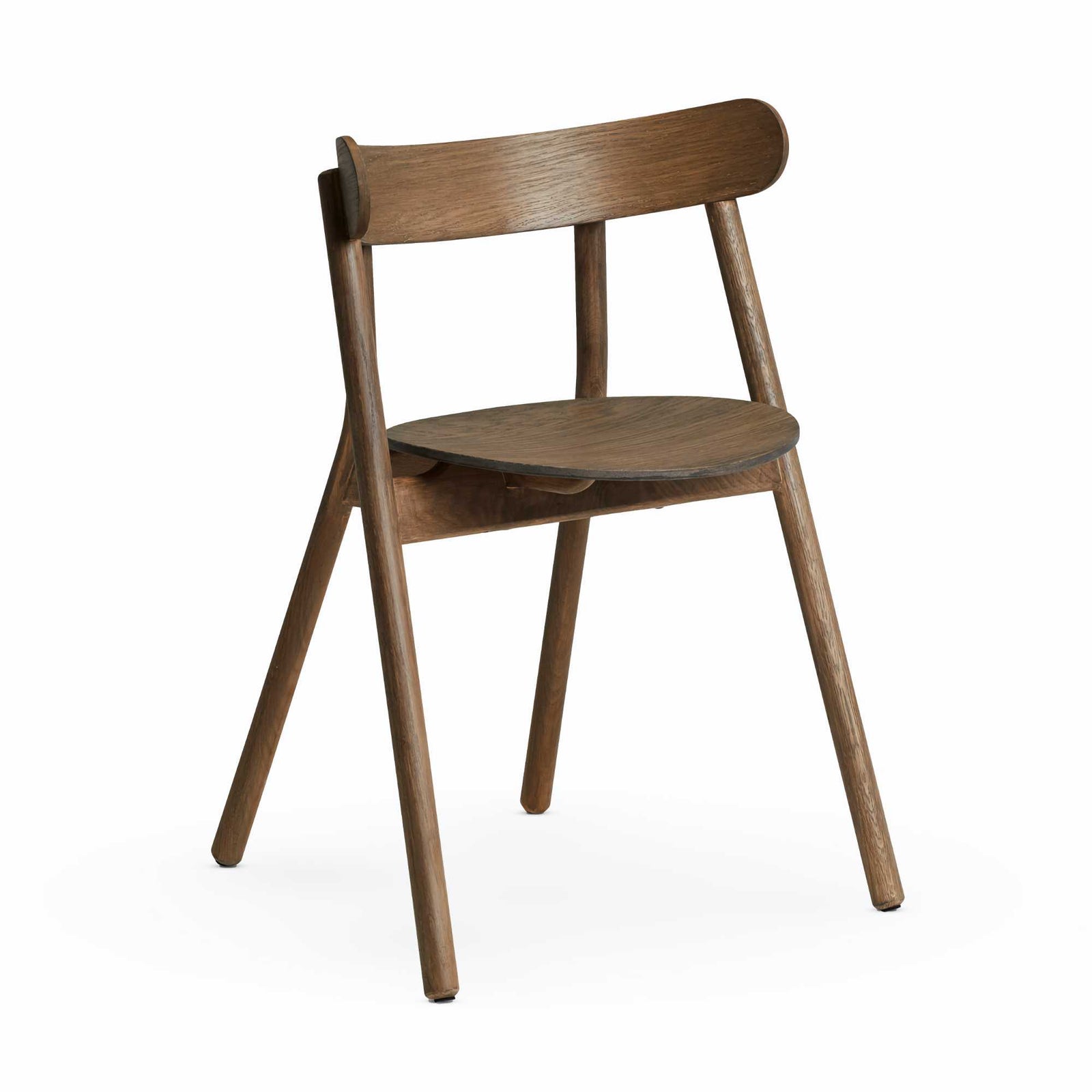 Northern Oaki dining chair, smoked oak