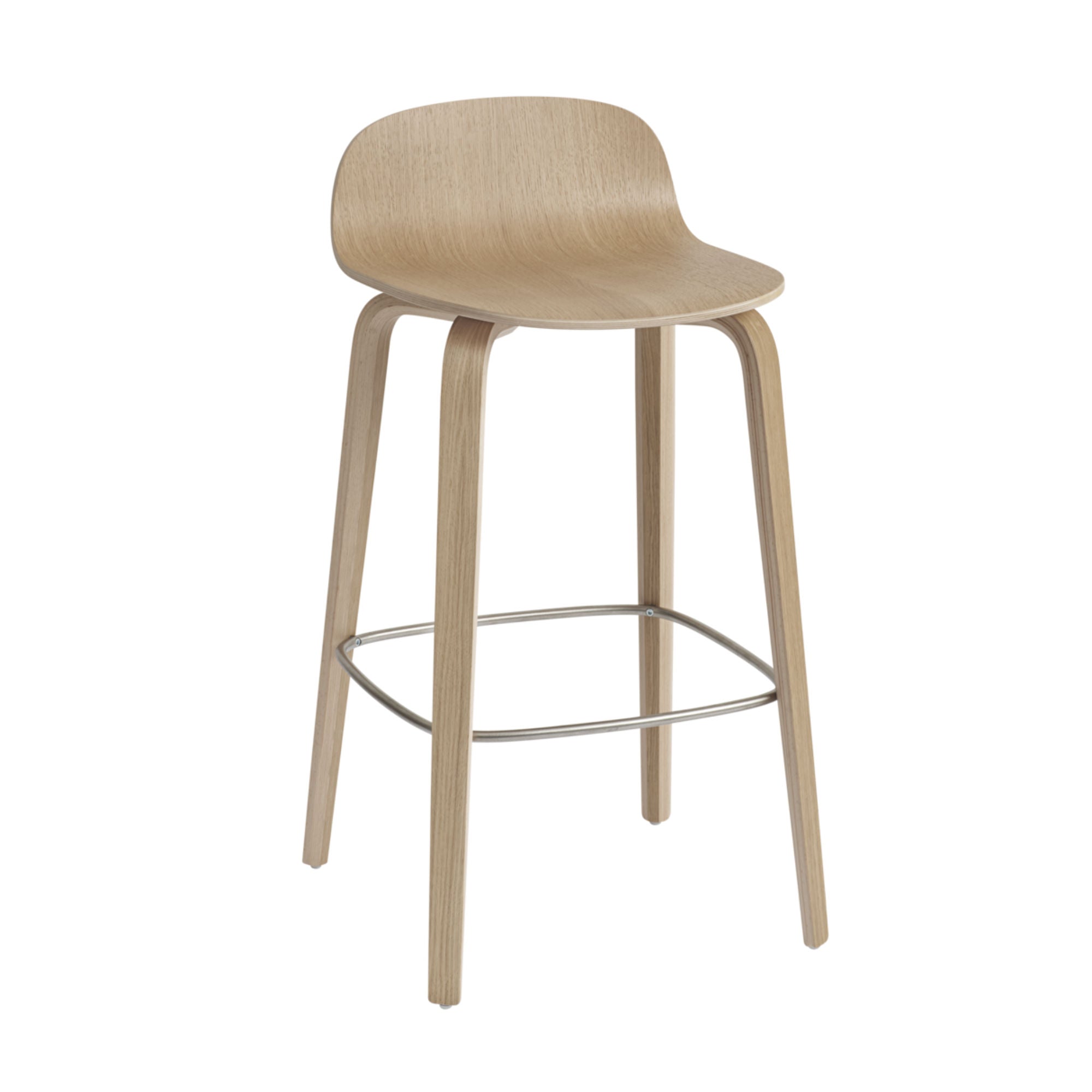 Muuto Visu counter stool, oak/oak (65 cm)