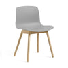 Hay AAC 12 Chair, Concrete Grey/Matt Lacquered Solid Oak