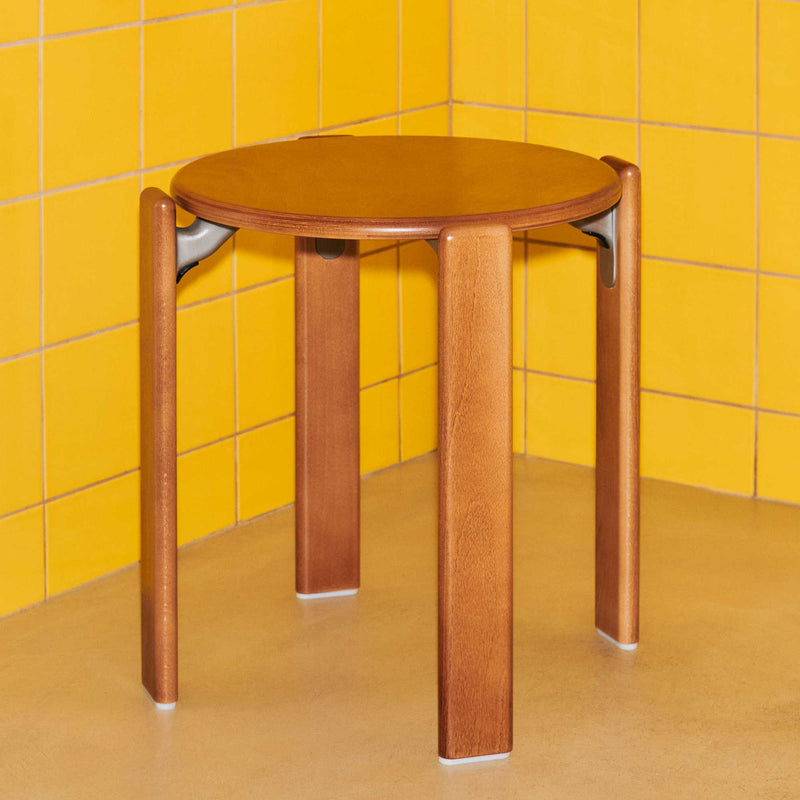 Hay Rey stool, golden
