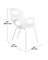 Umbra Oh chair, white