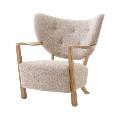 &Tradition ATD2 Wulff lounge chair, karakorum 003/oiled solid oak