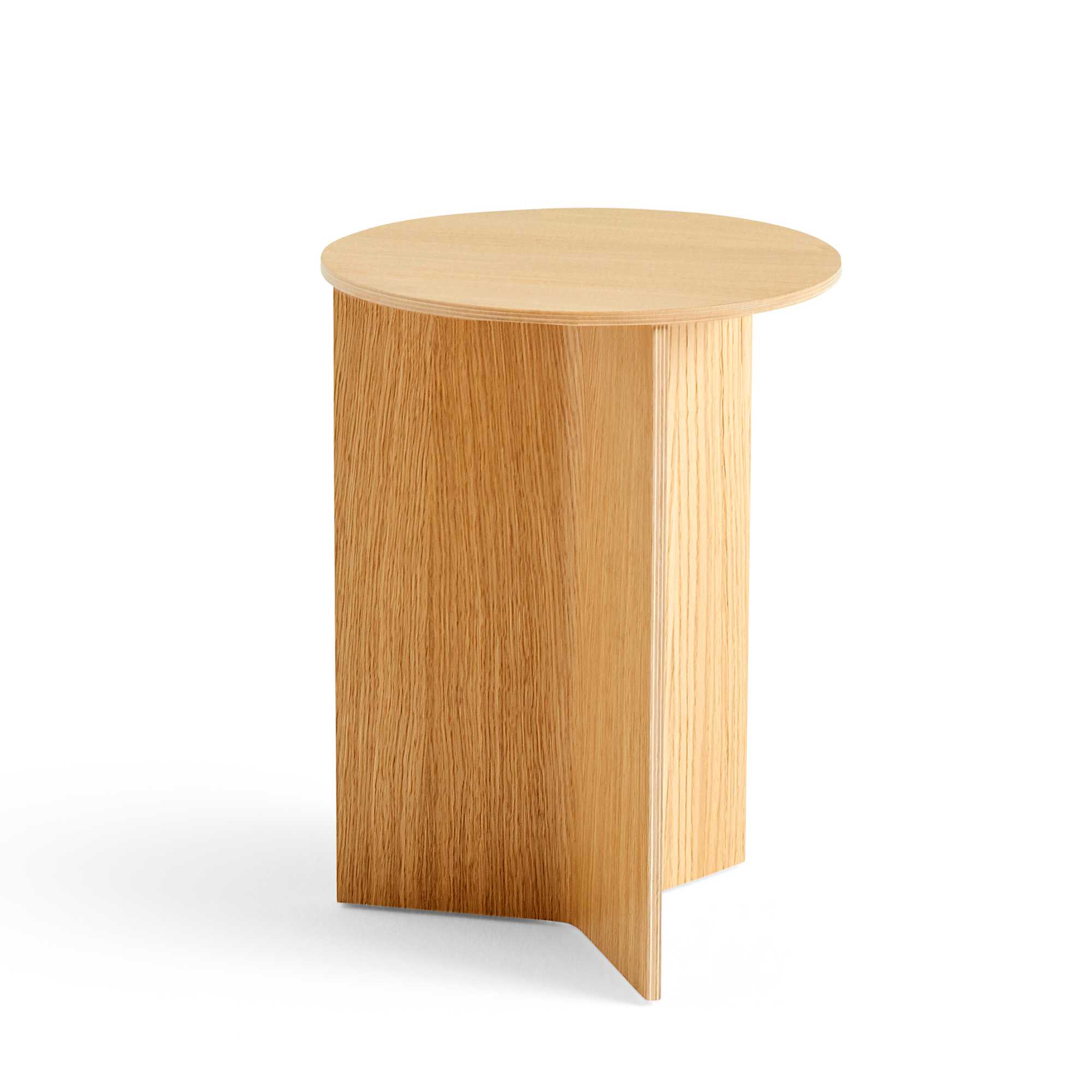 Hay Slit Side Table Wood High, oak
