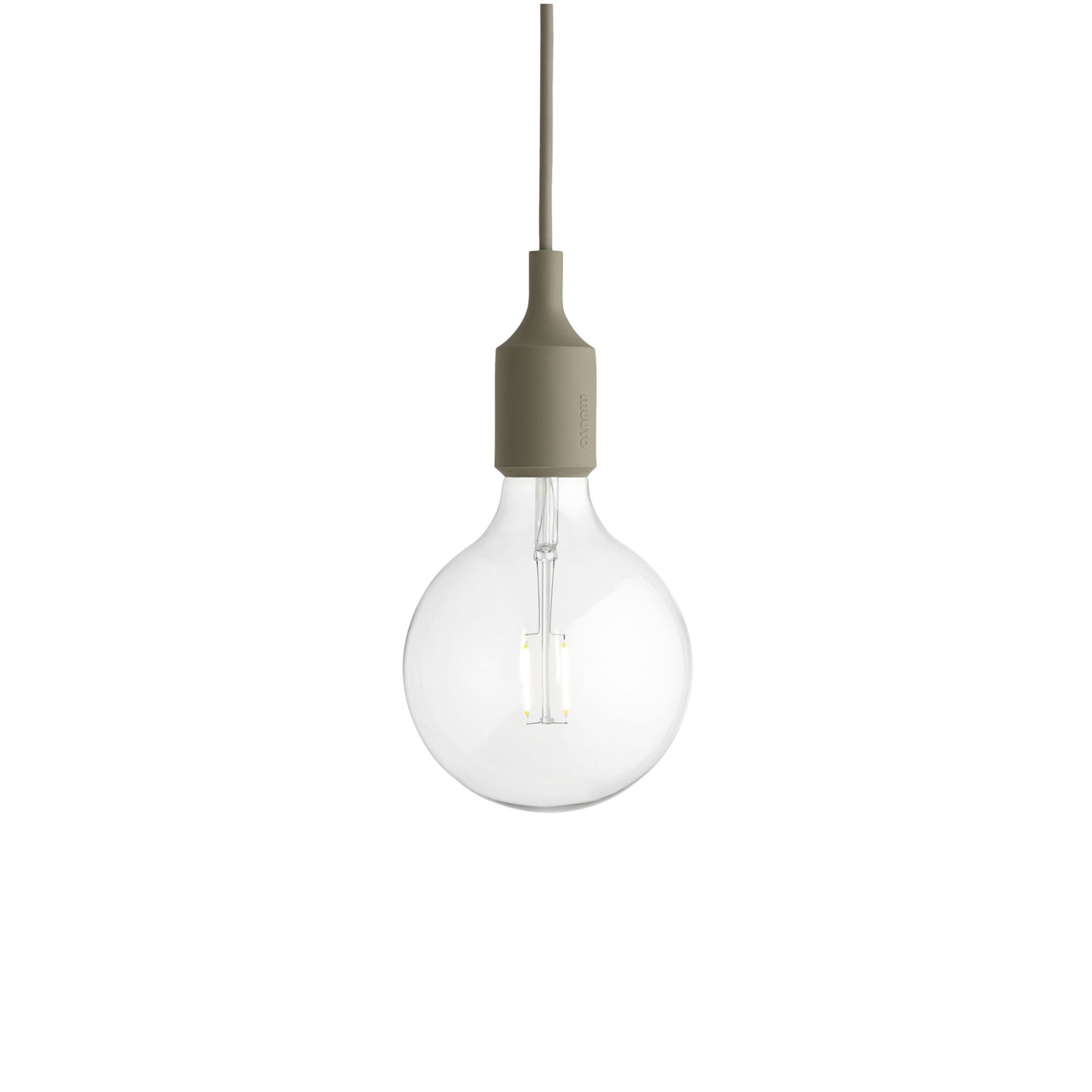 Muuto E27 pendant lamp, olive