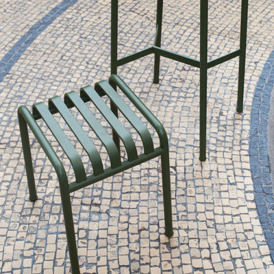 Hay Palissade stool, olive (outdoor)