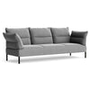 HAY Pandarine 3-Seater Sofa w. Reclining Armrest , Olavi 03/Black Stained Oak