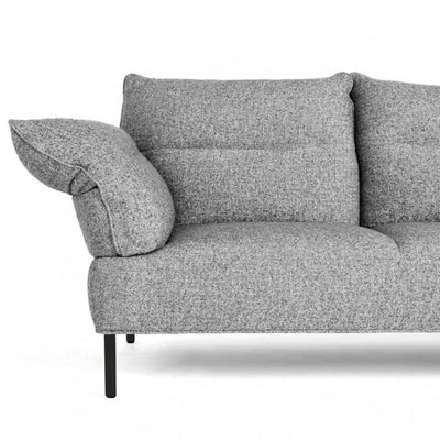 HAY Pandarine 3-Seater Sofa w. Reclining Armrest , Olavi 03/Black Stained Oak