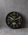 MWC Limited Edition Altimeter wall clock, black