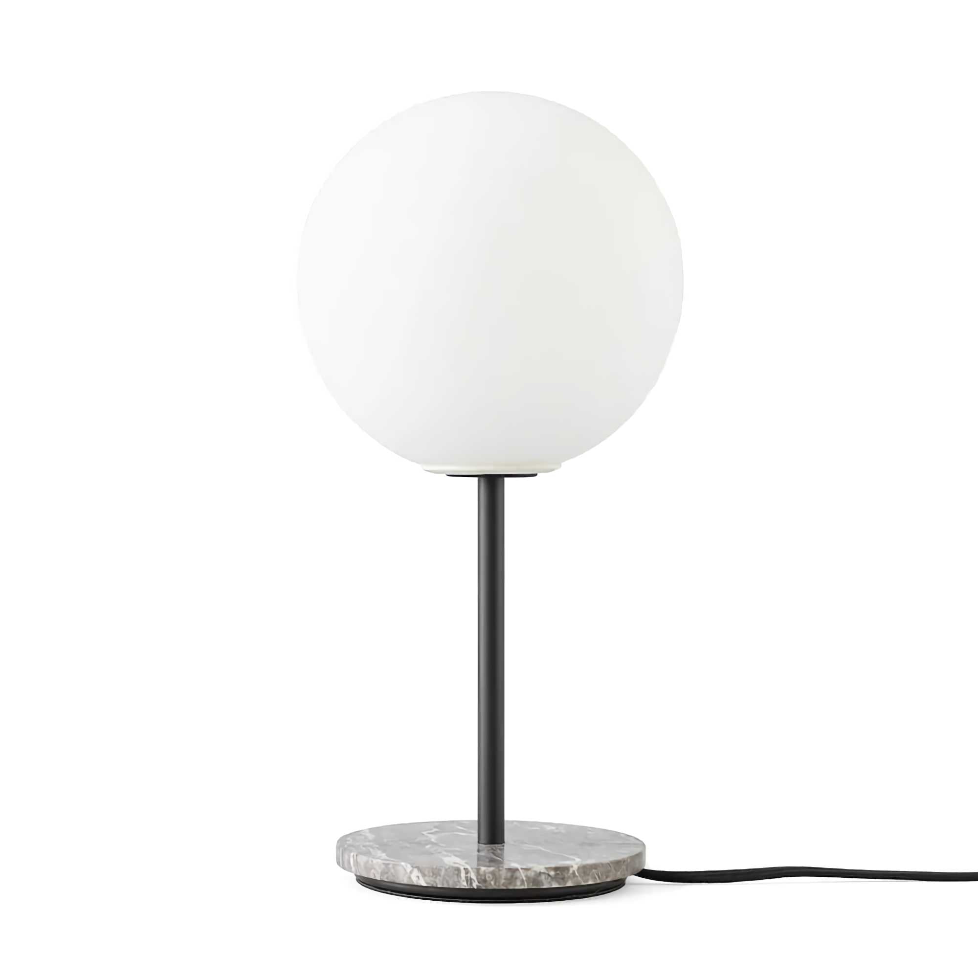 Audo TR Bulb Table Lamp, grey marble/matte