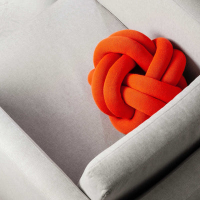 Design House Stockholm Knot Cushion , Tomato