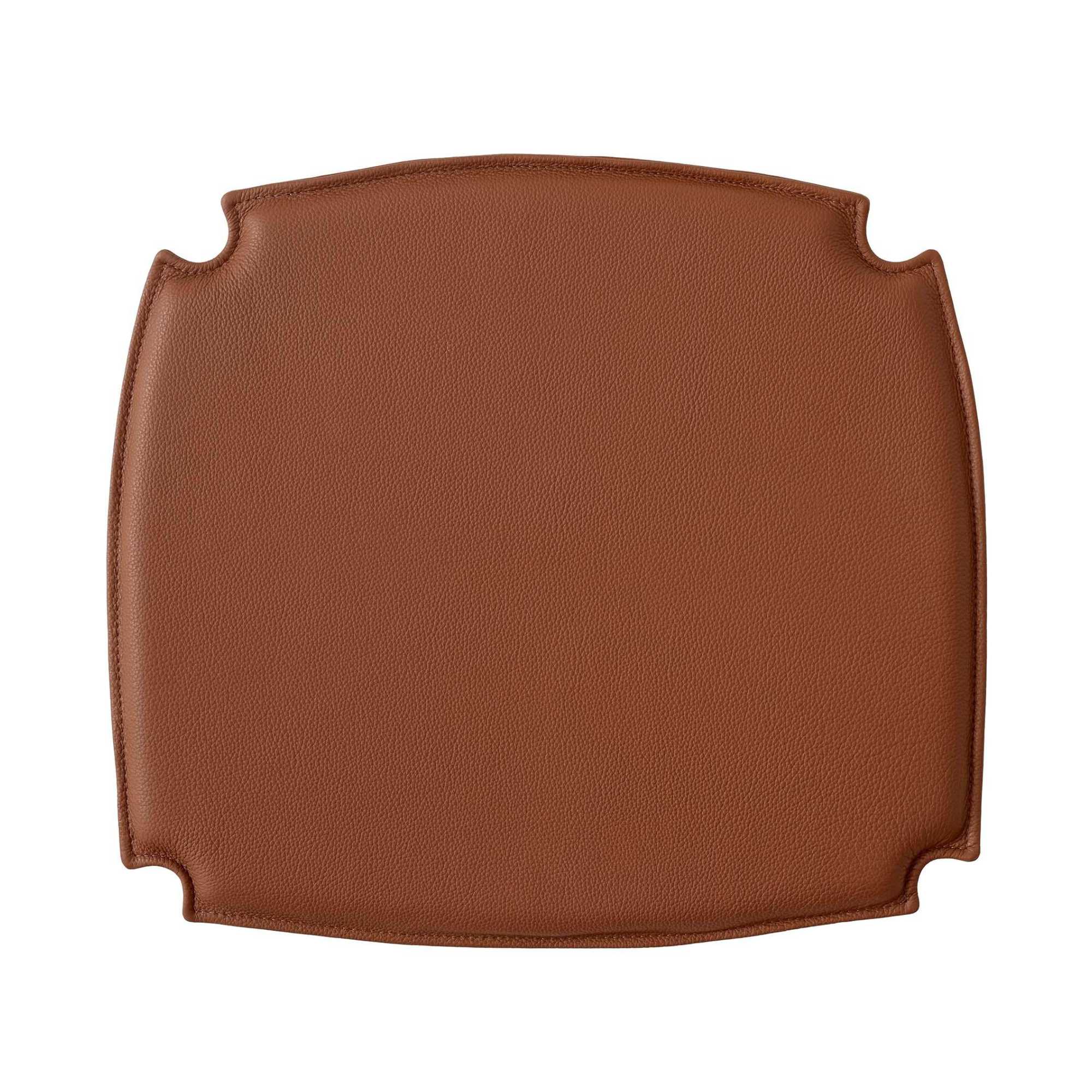 &Tradition Seat Pad for HM3 Drawn Chair, cognac leather