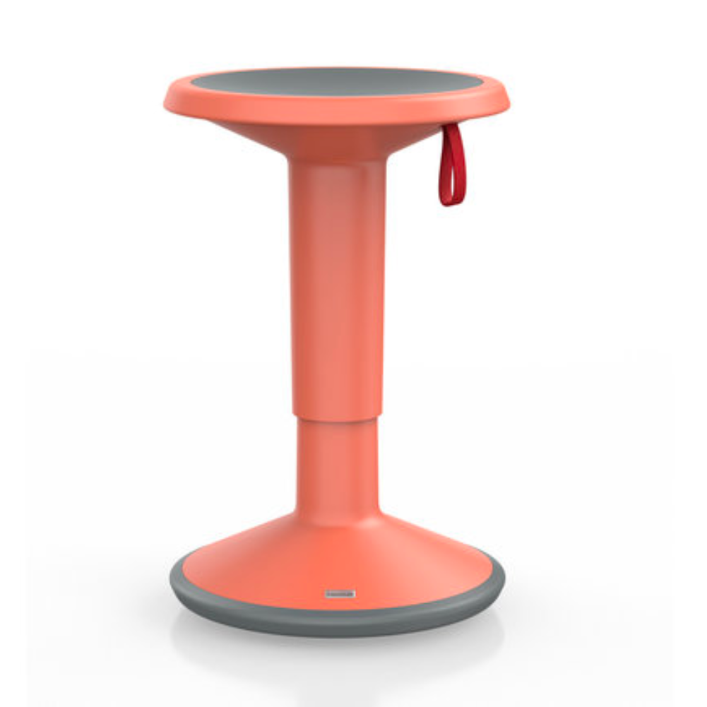 Interstuhl UPis1 ergonomic stool, soft red