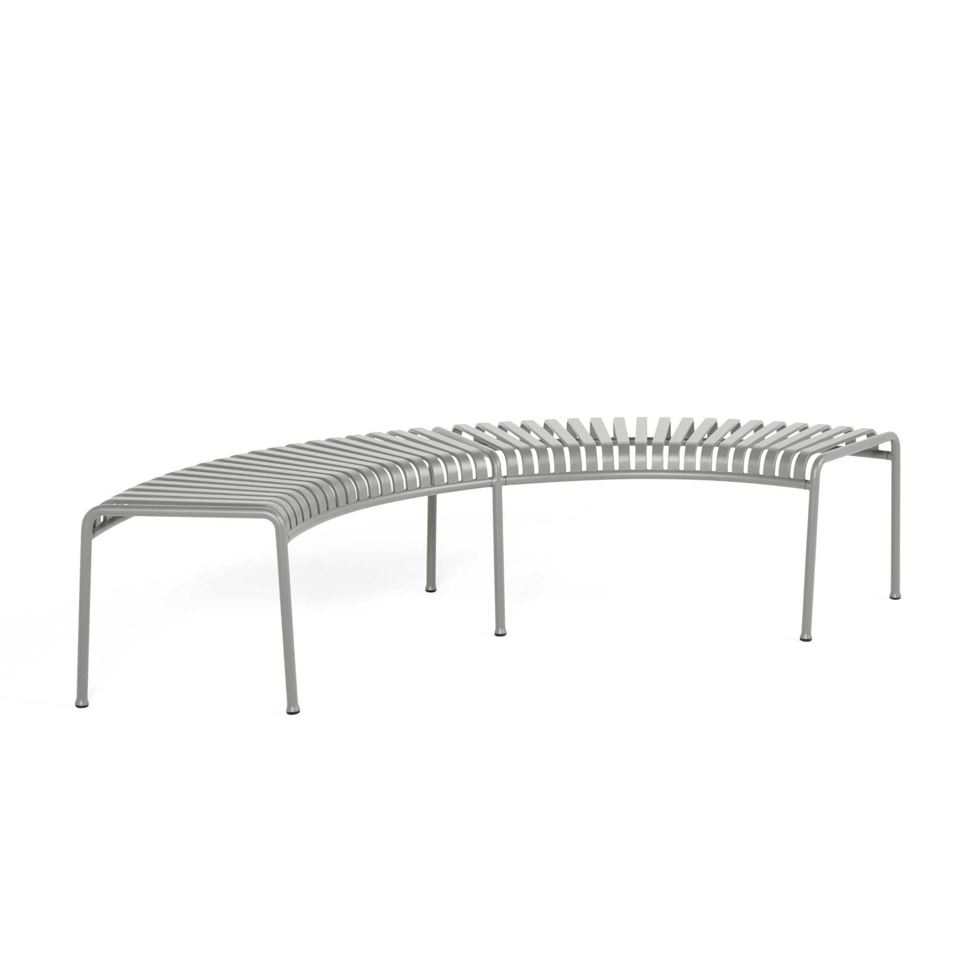 Hay Palissade Park bench, sky grey (Set of 2)