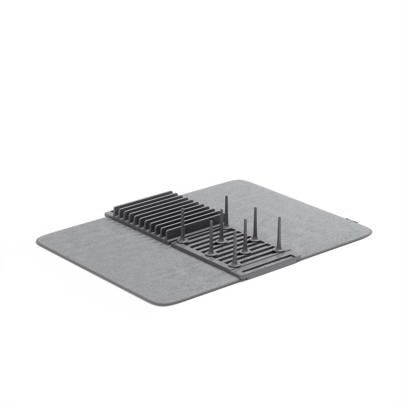 Umbra Udry Peg drying rack with mat, charcoal