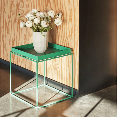 Hay Tray side table M, Peppermint Green (40x40 cm)