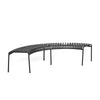 Hay Palissade Park bench, anthracite (Set of 2)