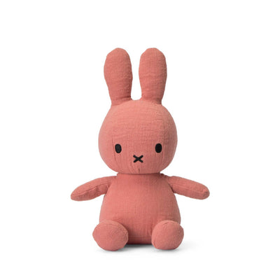 Miffy Sitting Mousseline Plush Doll (23 cm) , Pink