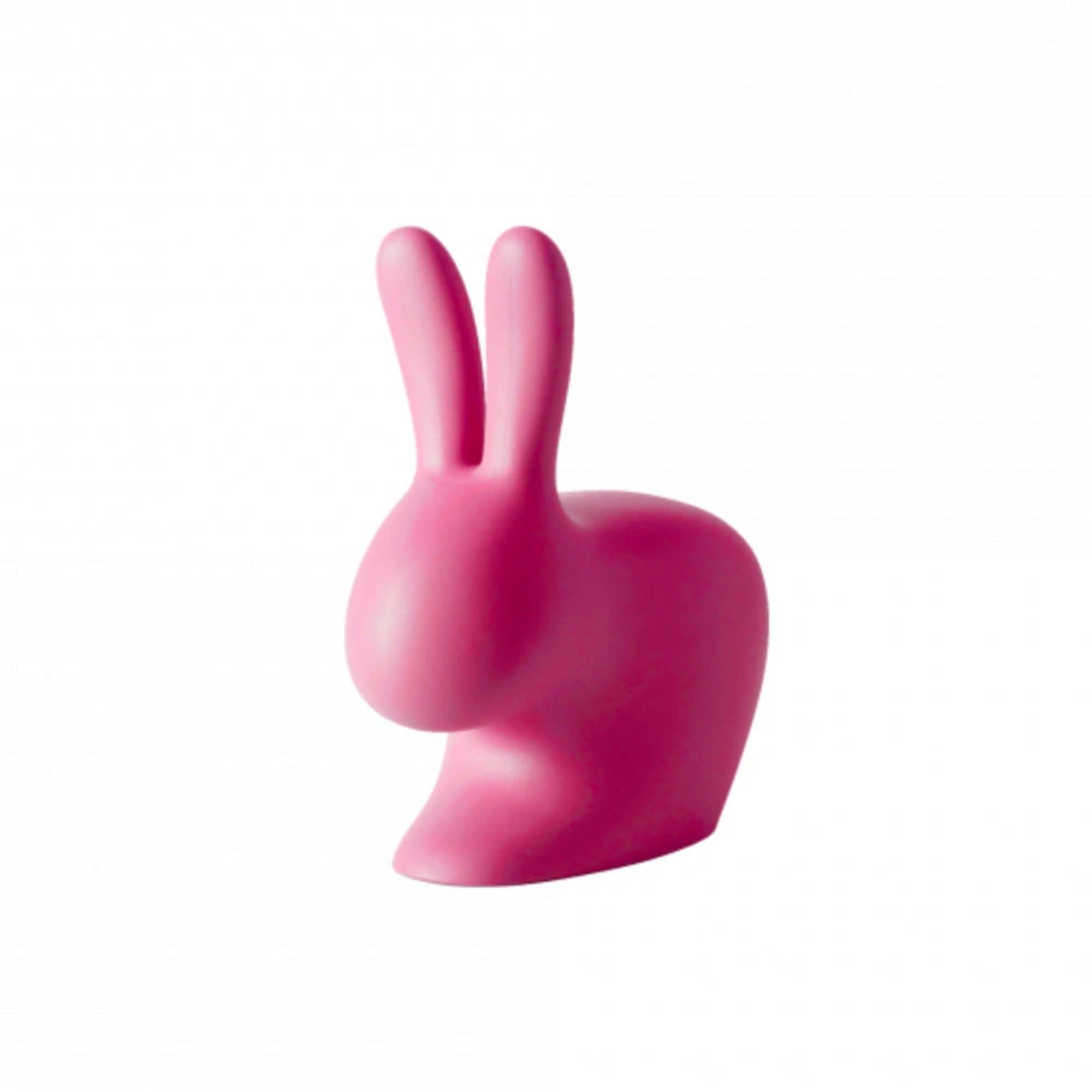 Qeeboo Rabbit XS Door Stopper , Bright Pink
