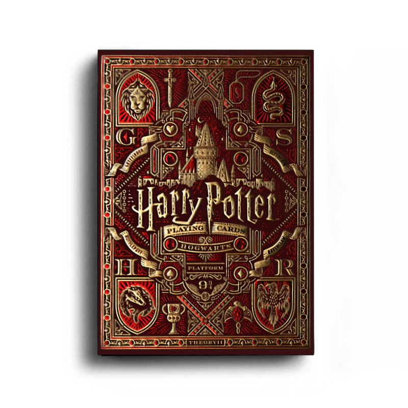 Harry Potter Playing Cards, red