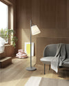 Muuto Pull floor lamp, grey/white