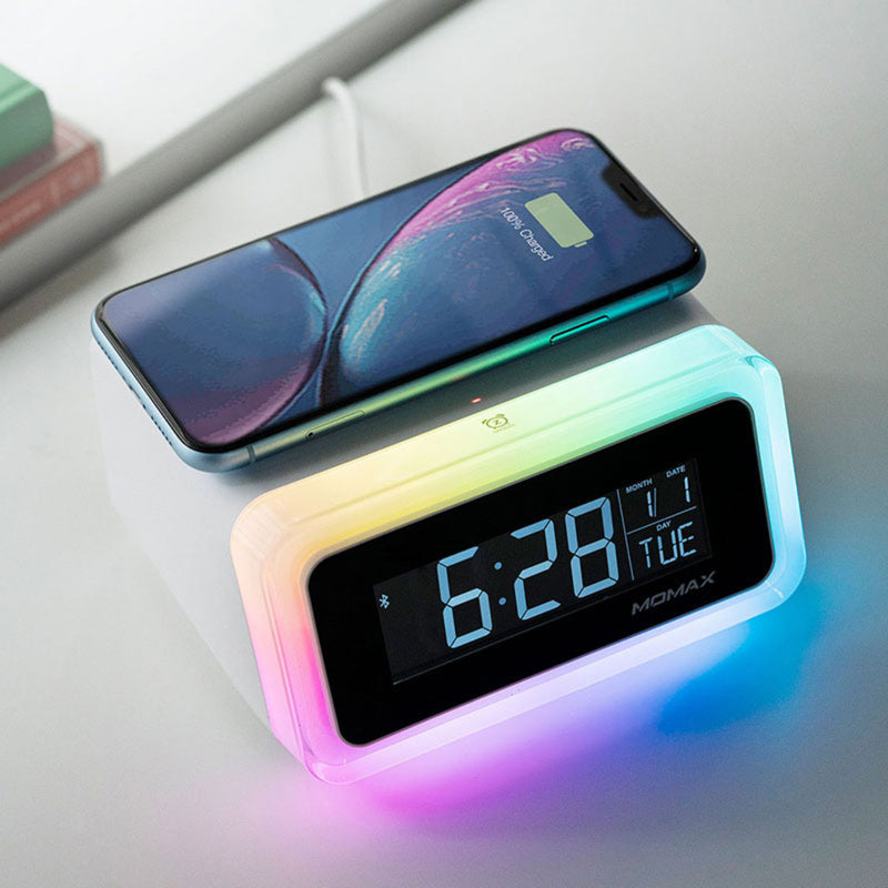 Q.Clock 2 Digital Clock with Wireless Charger