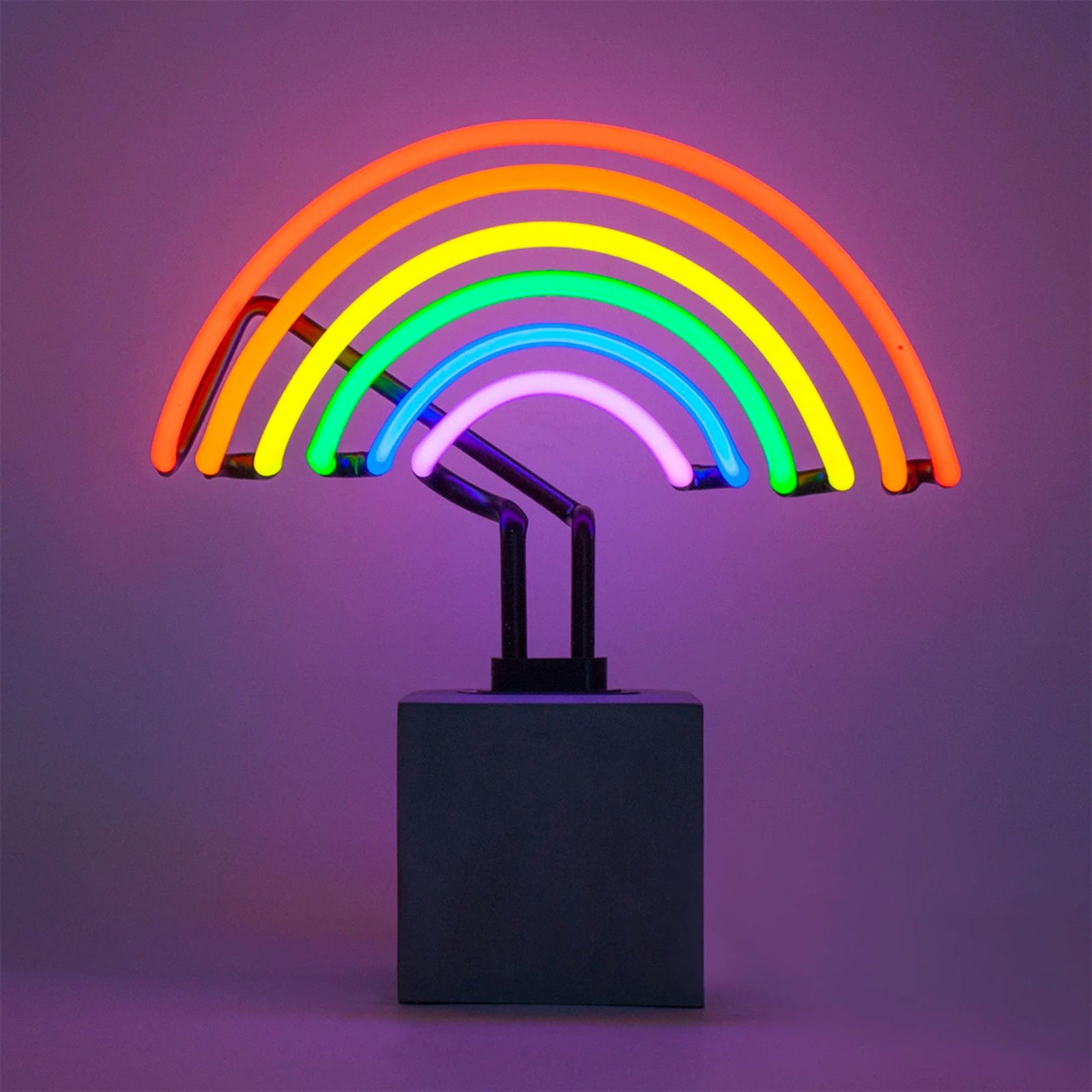 Locomocean Neon Table Lamp , Rainbow Sign
