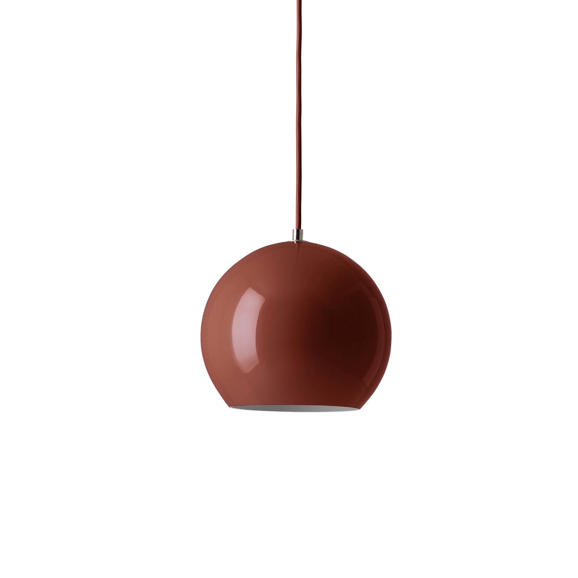 &Tradition VP6 Topan pendant lamp, red brown