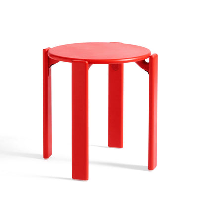 Hay Rey stool, scarlet red