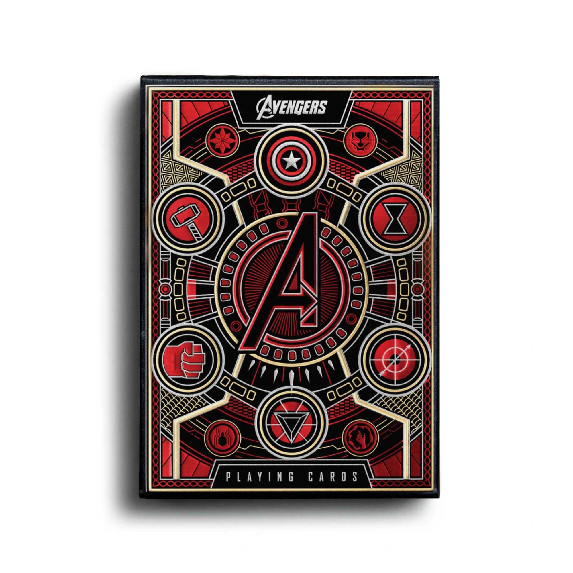 Marvel Studio Avengers: Infinity Saga Playing Cards, red