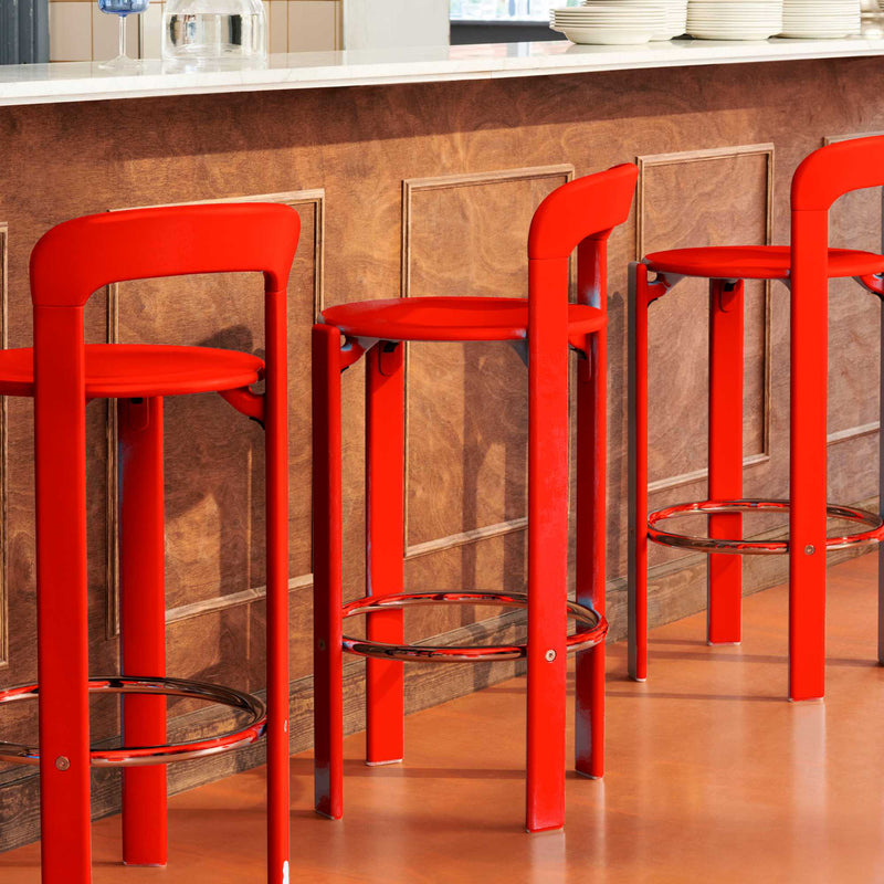 Hay Rey bar stool, scarlet red (75cm)