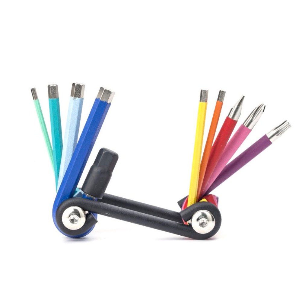 Kikkerland Rainbow Multi Tool Set