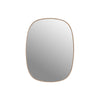Muuto Framed mirror small, rose/clear glass (59x44 cm)