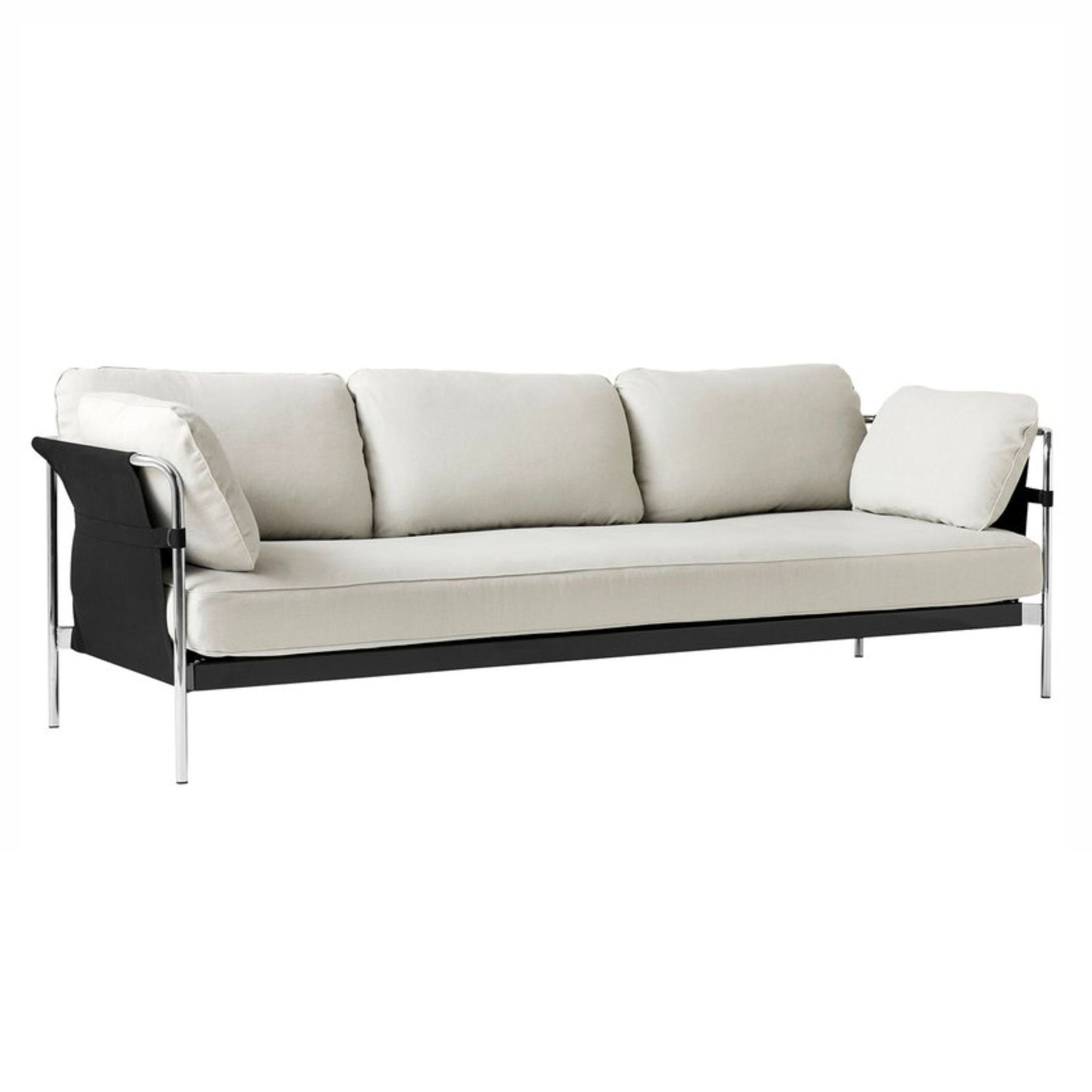 HAY Can 3-Seater Sofa 2.0, chrome - natural - ruskin05