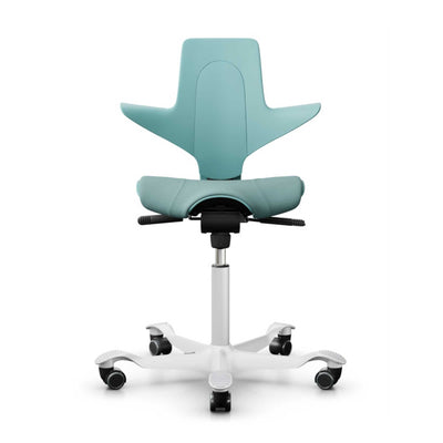 HAG Capisco Puls 8020 ergonomic chair, sea green/white/sea green