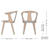 &Tradition SK2 In Between Chair , Fiord251 - White Oiled Oak