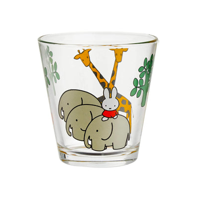 Dick Bruna x Space Joy Miffy drinking glass, safari (250 ml)